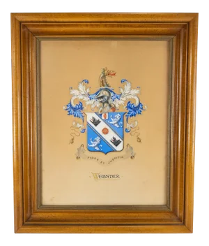 Tiffany & Co. Coach Painted Gouache Family Crest