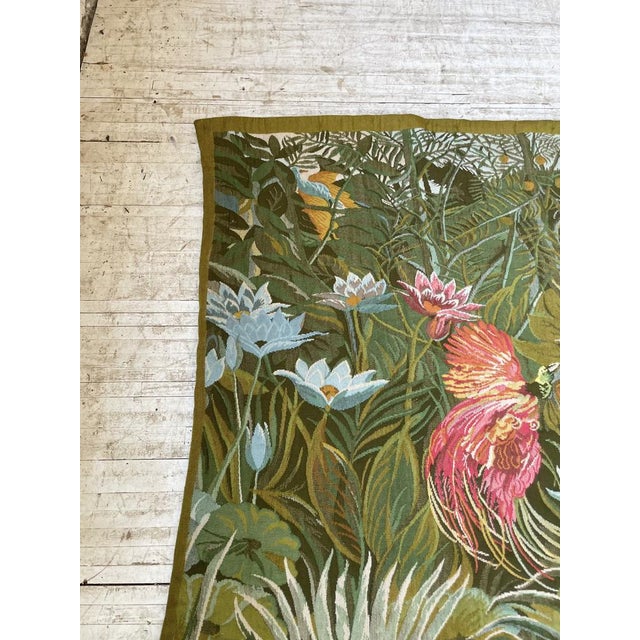 Tropical Forest Tapestry, 1960s For Sale - Image 15 of 18