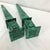 Natural Malachite Obelisk Pair For Sale - Image 11 of 11