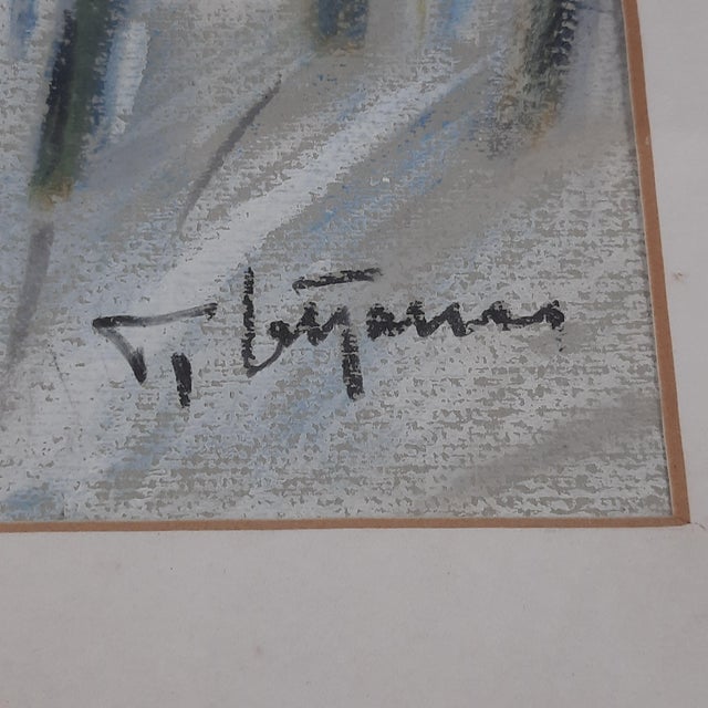 Paolo Cattaneo, Landscape Winter Snow, 1980s, Oil, Framed For Sale - Image 6 of 12