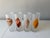 Mid-Century Modern Late 20th Century Coastal Seashell Design Frosted Glass Tumblers; Set of Four For Sale - Image 3 of 7