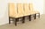 Edward Wormley for Dunbar Mid-Century Modern Walnut X-Base High Back Dining Chairs, Set of Four For Sale - Image 12 of 12
