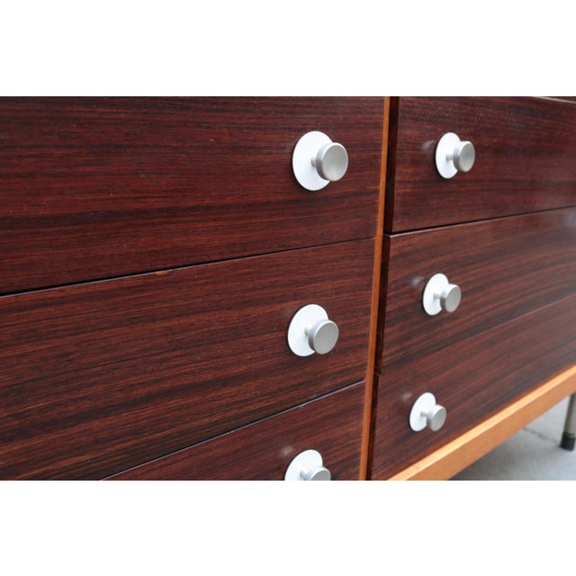 1960s Pair of Italian Modernist Chest of Drawers For Sale - Image 13 of 15