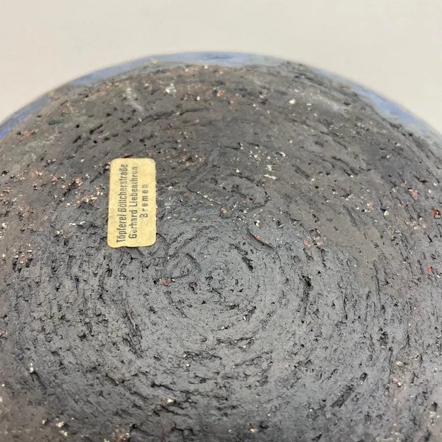 Ceramic Studio Pottery Bowl from Gerhard Liebenthron, Germany, 1960s For Sale - Image 14 of 15
