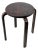 1980s Vintage Danish Modern “Dot” Tripod Bentwood Stool or Drinks Table After Arne Jacobsen. For Sale