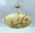 Modern Art Deco Pendant Light in Amber Marble Glass, 1930s For Sale - Image 3 of 15