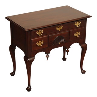Statton Private Collection Queen Anne Style Cherry Lowboy For Sale
