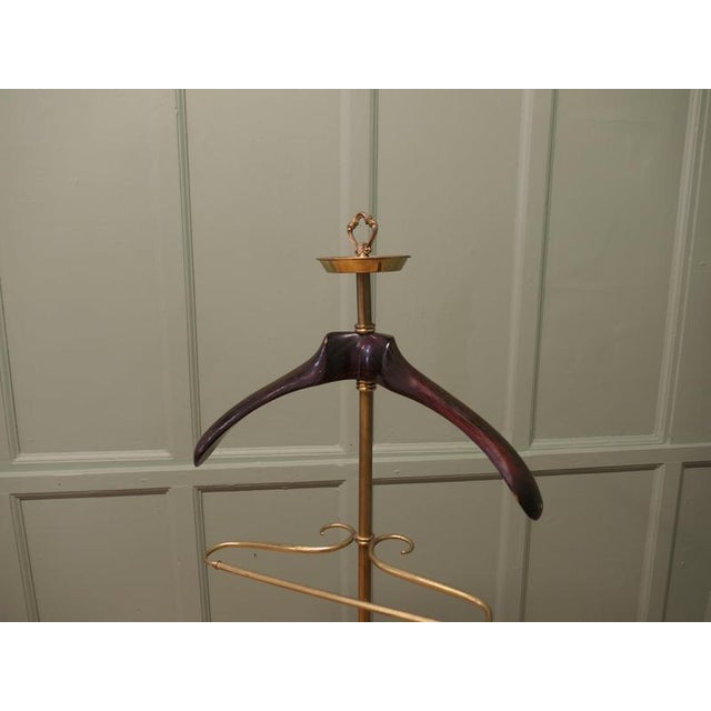 Vintage Brass Gents Valet, 1930 For Sale - Image 3 of 6