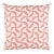 Schumacher Ambrosia 22" Pillow In Coral For Sale