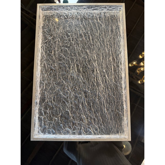 Plastic Italian Acrylic and Chrome Serving Tray, 1970s For Sale - Image 7 of 7