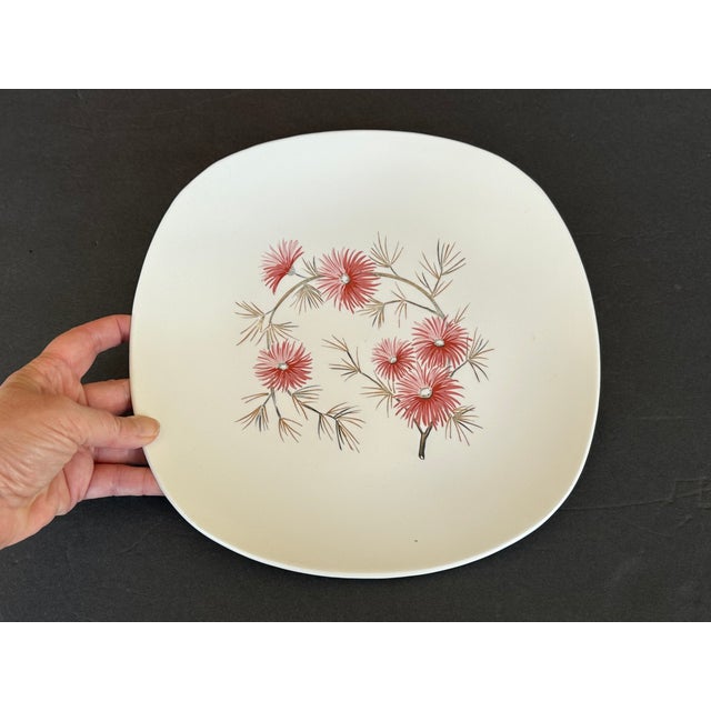 Mid Century Edwin Knowles China Serving Platter For Sale - Image 9 of 9