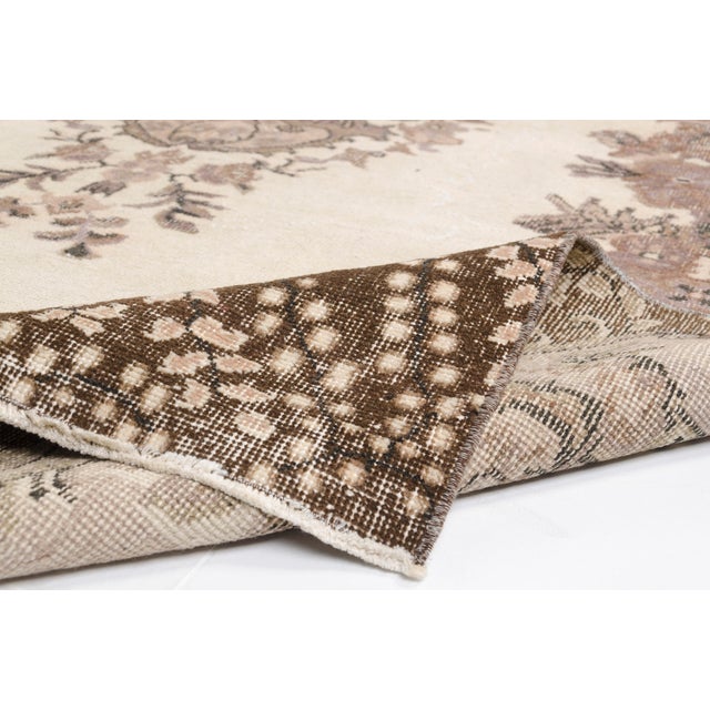 Textile Vintage Tribal Floor Wool Rug For Sale - Image 7 of 10