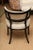 Wood Vintage 1940's Grosfeld House Regency Wood Side Chairs With Cream and Off White Leopard Upholstery Pair Of For Sale - Image 7 of 10