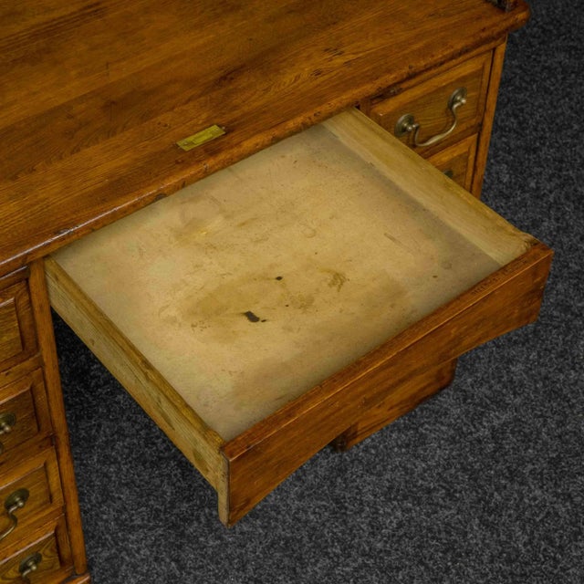 Antique Walnut Roll Top Desk For Sale - Image 4 of 18