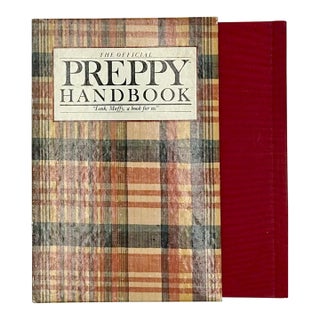The Official Preppy Handbook by Lisa Birnbach 1980 Gift Edition With Case For Sale