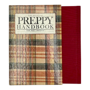The Official Preppy Handbook by Lisa Birnbach 1980 Gift Edition With Case