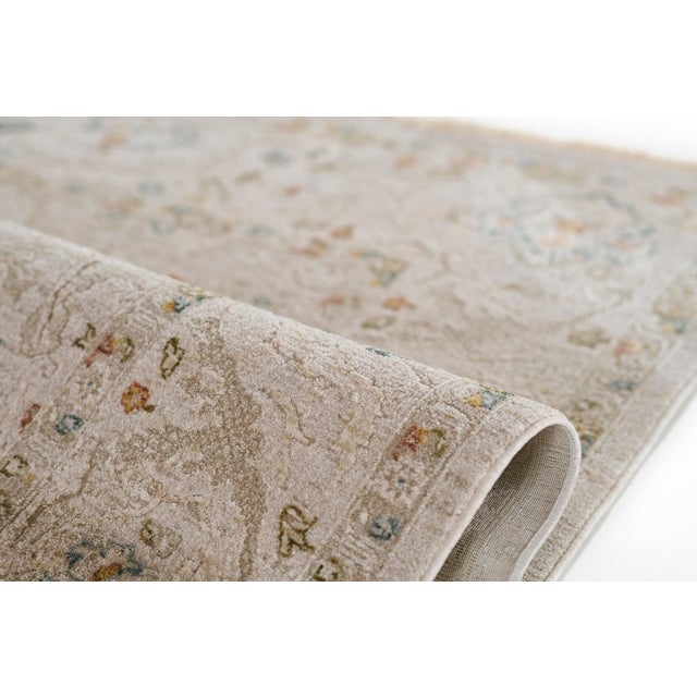 Beige Momeni Morgan Beige Machine Made Area Rug 5'3" X 7'6" For Sale - Image 8 of 8