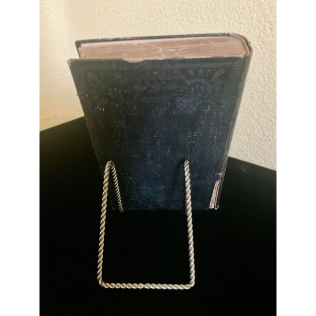 Traditional Antique 19th Century Holy Bible in German Circa 1898 For Sale - Image 3 of 18