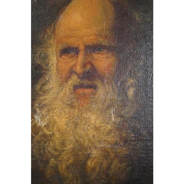 After Rubens, Portrait of a Bearded Man, 18th Century, Oil Painting on Panel, Framed For Sale - Image 4 of 6
