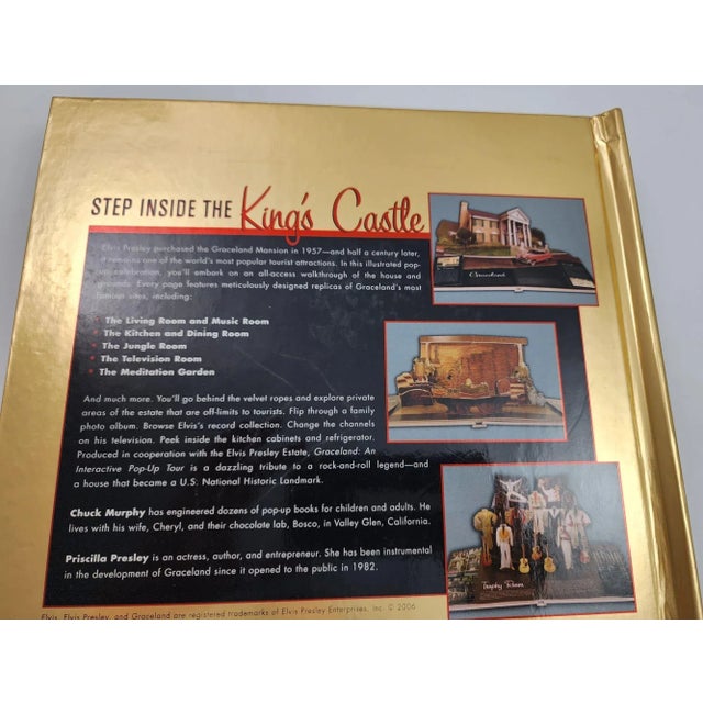 Graceland an Interactive Pop-Up Tour by Chuck Murphy and Priscilla Presley For Sale - Image 12 of 12