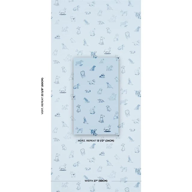 Part of the New Yorker Collection, Good Dogs Everywhere is a delightful wallpaper featuring beloved canines that have...