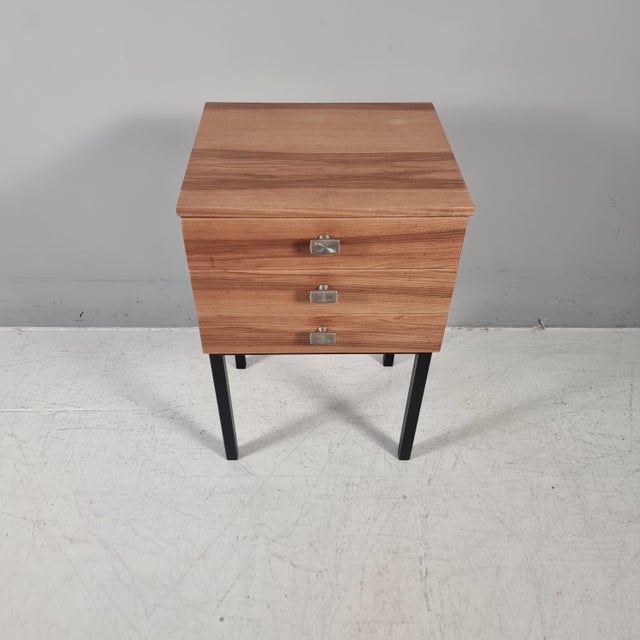 Vintage Cupboardin Black Ash, 1970s, in Good conditions. Designed 1970 to 1979