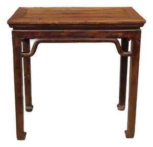19th Century Chinese Ming Style Qing Elm Wood ParlorTable