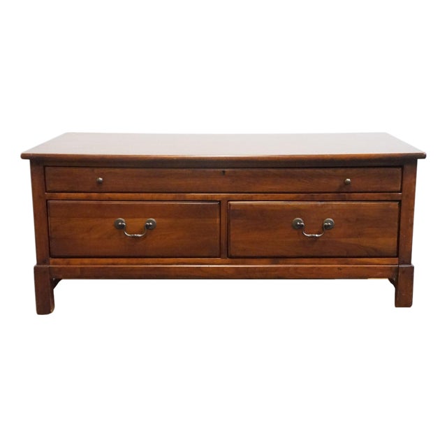 Lexington Furniture Bob Simpson Solid Cherry Contemporary Traditional 44" Accent Coffee Table 0833-952 For Sale