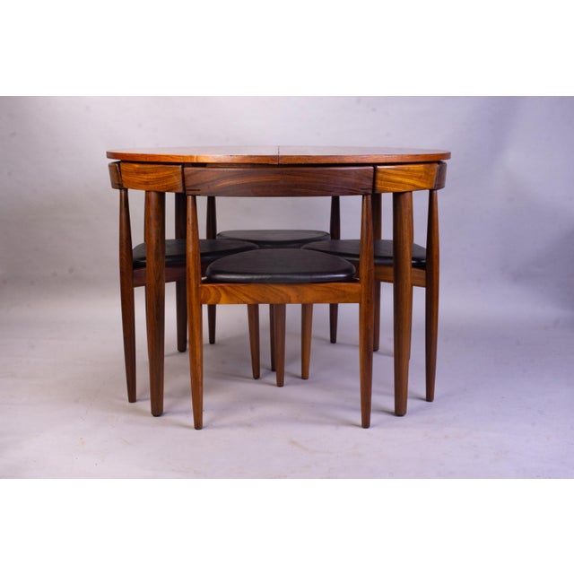 Dinette Dining Table and Chairs by Hans Olsen for Frem Røjle, 1960s, Set of 7 For Sale - Image 10 of 18