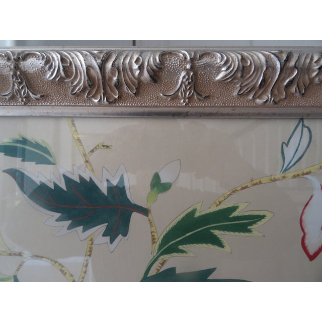 Ivory Chinoiserie Paintings by Chelsea House a Pair For Sale - Image 8 of 12