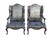 Animal Skin Crocodile Embossed Leather Chairs by Old Hickory Tannery, a Pair, Wingback Chairs, Nailhead Trim, Style of Massoud Lettsworth Wing Chair For Sale - Image 7 of 12