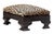 Mid 19th Century Mid 19th Century Empire Mahogany Footstool With Clarence House Leopard Velvet For Sale - Image 5 of 6