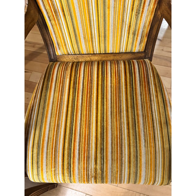 Vintage 1970s Weiman / Warren Lloyd Neoclassical Armchairs With Original Gold Hardware - A Pair For Sale - Image 14 of 14