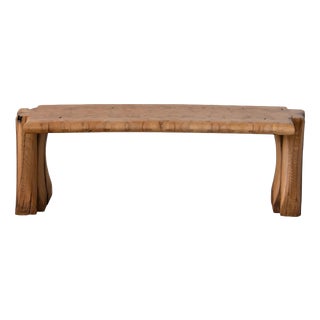 Mansigné Special Oak Bench by Timothée Musset For Sale