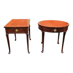 Set of 2 Vintage Baker Furniture Side Tables