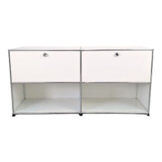Vintage Sideboard in Pure White by Fritz Haller & Paul Schärer for USM Haller For Sale