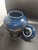 English Toyo Kiku Cobalt Blue Lidded Ginger Jar For Sale - Image 3 of 4