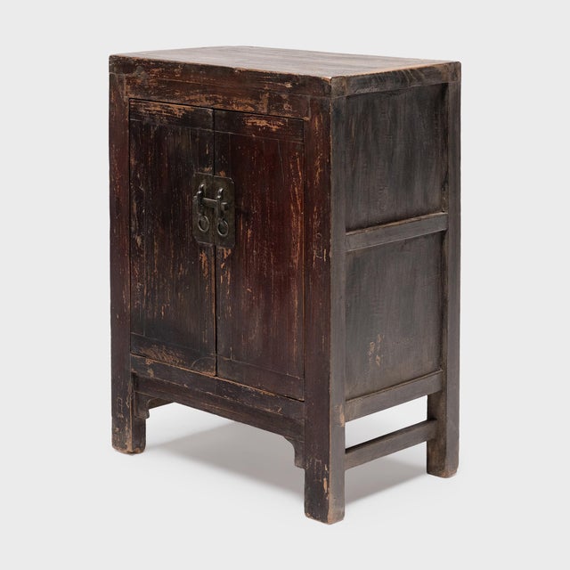 Chinese Chinese Lacquered Locking Cabinet, C. 1900 For Sale - Image 3 of 6