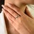 White Marquise Cut Diamond Contemporary Soliatire Ring Wave Band Size 5.5 in 14k White Gold For Sale - Image 8 of 14
