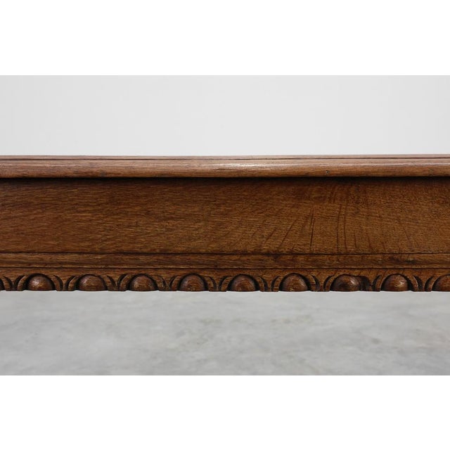 Antique Jacobean Carved Oak Bench, 1600s For Sale - Image 11 of 13