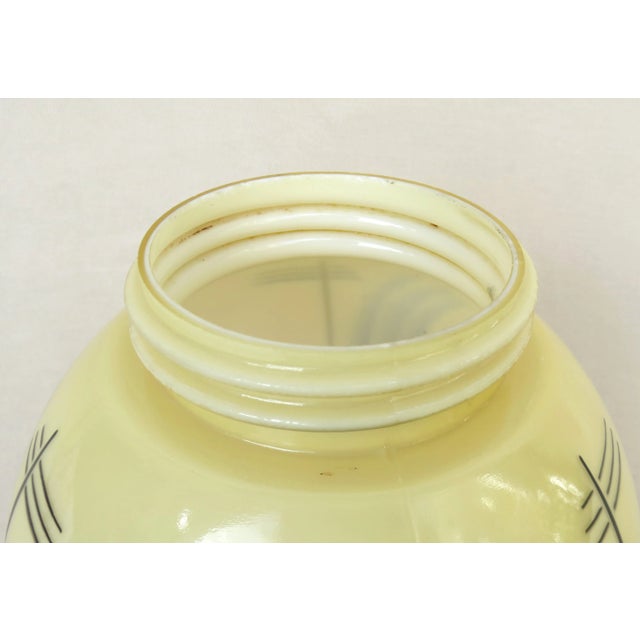 Small Art Deco Porcelain Ceiling Light For Sale - Image 15 of 17