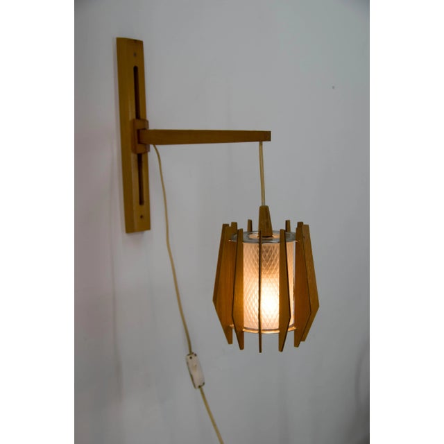 Metal Chandelier and Wall Lamp from Drevo Humpolec, 1970s, Set of 2 For Sale - Image 7 of 13