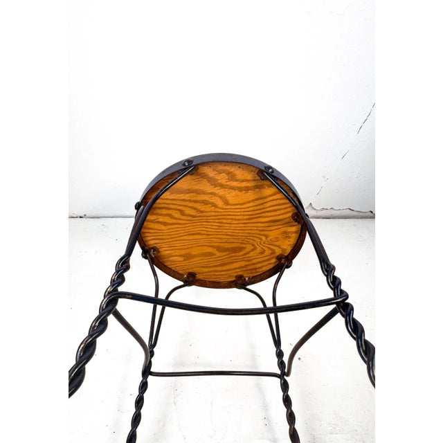 Vintage "Owl Eyes" Ice Cream Parlor Chairs For Sale - Image 13 of 16