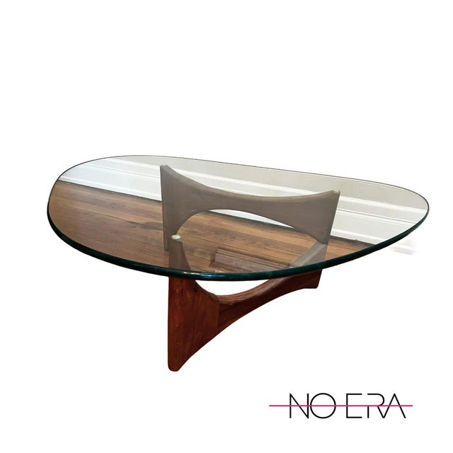1960s Mid Century Attributed to Adrian Pearsall Walnut Jacks Side Tables - Pair For Sale - Image 13 of 13