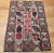 Vintage American hand hooked area rug in a block pattern circa the early 20th century. The very unique and beautiful...