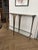 Metal Mid-Century Wall-Mounted Console Table in Brass with Glass Shelf, 1960 For Sale - Image 7 of 7