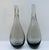 A pair of vintage Per Lütken for Holmegaard smoke blown glass vases. They have charmingly been nicknamed ducklings. Lütken...