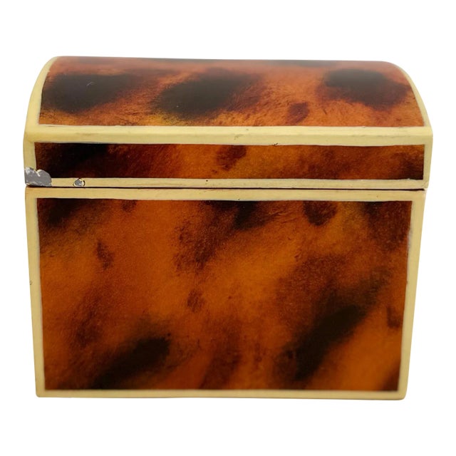 1980s Maitland - Smith Style Hand Painted Trinket Box For Sale