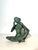 Patinated Bronze Seated Woman with Mirror Figurine For Sale - Image 5 of 5