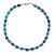 Ajd 19 Inch Smooth Oval Tablets of Glowing Apatite Necklace For Sale